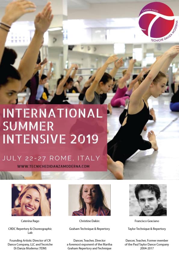 2019 SUMMER INTENSIVES WITH GRAHAM IN EUROPE